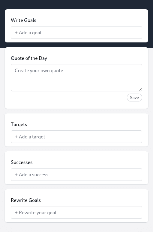 10X Planner mobile screenshot